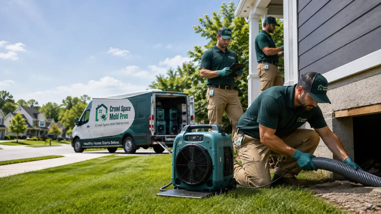 Crawl Space Mold Removal in Louisburg, KS